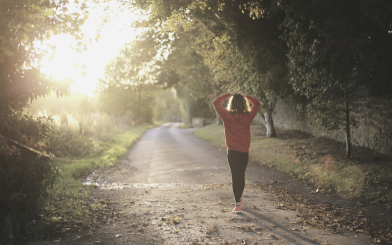 Spend time in nature.How to practice self-care and self-love.