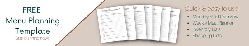 What's for dinner? Menu Plan Menu planning template